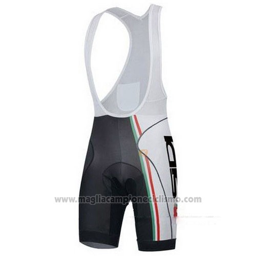 2014 Abbigliamento Ciclismo Castelli SIDI Bianco e Nero Manica Corta e Salopette